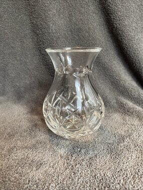 Vintage Waterford Jim O’Leary 4” Lead Crystal Bud Vase Signed 1994